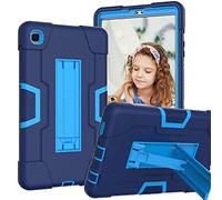 Tough Case for Samsung Galaxy Tab A7 Lite 8.7 inch 2021(SM-T220/T225) |Colour-Contrast Design| Full Body Cover Kickstand Shockproof Cover for Samsung Galaxy Tab A7 Lite 2021 NavyBlue/Blue