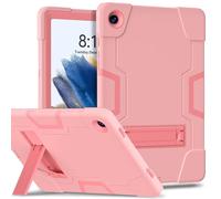 Tough Case for Samsung Galaxy Tab A9 Plus Case 11-inch 2023 (SM-X210/X216/X218) |Colour-Contrast Design| Full Body Cover Kickstand Shockproof Cover for Samsung Galaxy A9+ 2023 Tablet Rose Gold