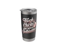 Tough Chicks Don't Need A Gallbladder Survivor Stainless Steel Insulated Tumbler