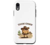 Tough Cookie Funny Cowboy Cookie Cartoon Western Humor Case for iPhone XR