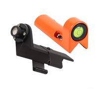 Tough Die Cast Aluminum Standard Rod Level with Adjustable Vial Perfectly Fits Different Types of Rods (c)