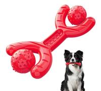 Tough Dog Toys for Aggressive chewers - Indestructible Dog Toys, Durable Dog Toys for Medium/Large Breed, Interactive Dog Toys for Boredom, Dog Bones Toy to Keep Them Busy, Real Vanilla Flavor
