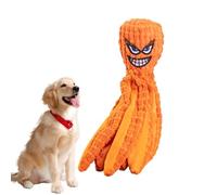 Tough Dog Toys | Octopus Puppy Teething Squeaky Crinkle Toys | Bite-Resistant Pet Products for Small, Medium, Large Breeds to Keep Them Busy