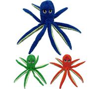 **Tough Dog Toys** | Octopus Shaped Chew Toy for Teething | Fun Plush Doll for Teeth Cleaning at Home or Pet Room