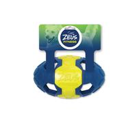 Tough Dog Toys ZEUS FITNESS Rope Balls Knot TPR Nylon Chew Throw Tug Retrieve