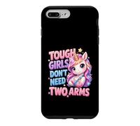 Tough Girls Dont Need Two Arms Broken Arm Recovery Unicorn Case for iPhone 7 Plus/8 Plus