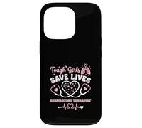 Tough Girls Save Lives Respiratory Therapist Case for iPhone 13 Pro