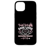 Tough Girls Save Lives Respiratory Therapist Case for iPhone 15 Plus