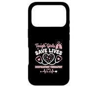 Tough Girls Save Lives Respiratory Therapist Case for iPhone 17 Pro