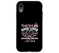 Tough Girls Save Lives Respiratory Therapist Case for iPhone XR