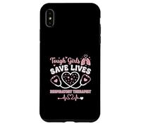 Tough Girls Save Lives Respiratory Therapist Case for iPhone XS Max
