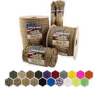 TOUGH-GRID PC200 750lb Paracord - 100% Nylon Military Specifications Type IV - For Military, Camping, Hammocks, Emergencies - Mixed Camo