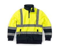 Tough Grit Hi-Vis 2-Tone Sweatshirt Yellow/Navy Size XL (164972)
