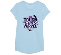 Tough Guys Purple: Bold Statement for Confident Men T-Shirt, Girls, Baby Blue, Large