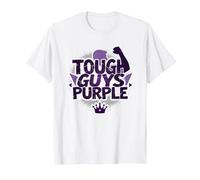 Tough Guys Purple: Bold Statement for Confident Men T-Shirt, Men, White, 5XL