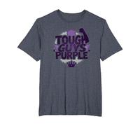 Tough Guys Purple: Bold Statement for Confident Men T-Shirt, Men's Big and Tall, Heather Blue, 3X Tall