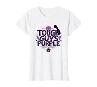 Tough Guys Purple: Bold Statement for Confident Men T-Shirt, Women, White, S