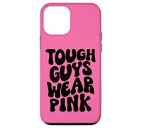 Tough Guys Wear Pink Men & Boys Retro Groovy Breast Cancer Case for iPhone 12 mini
