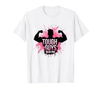 Tough Guys Wear Pink T-Shirt, Men, White, L