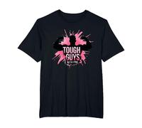 Tough Guys Wear Pink T-Shirt, Men's Big and Tall, Black, 3X Tall