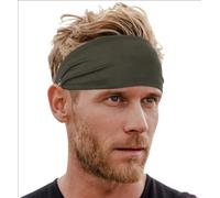 Tough Headwear Mens Sweat Bands - Green Headband for Working Out, Men Sports, Cycling, Football - One Size Fits Most, High Performance Headbands for Men and Women