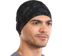 Tough Headwear Skull Cap Liners - Motorcycle and Bike Helmet or Hard Hat Cooling Liner - Mens and Womens No Sweat Head Caps - Cool Running Beanie for Men or Women - Skulls Design