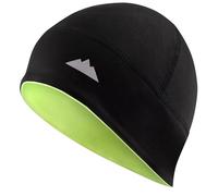 Tough Headwear Skull Cap - Thin Lightweight Beanie Hat Men and Women - Helmet Liner Caps Head Liners - Warm Womens Mens Hats - Winter Running Beanies - Reversible Black & Yellow