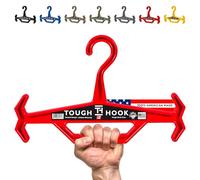 Tough Hook | Heavy Duty, Multipurpose Gear Hanger | 150 lb Load Capacity | Made in USA | High-Impact Plastic for Extreme Durability (Red)
