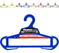 Tough Hook Rhino Hanger |The Everyday for Everything Hanger|Premium Professional Grade Heavy Duty Unbreakable Multipurpose All-Purpose Large Heavyweight Standard Hanger |USA Made (Blue)