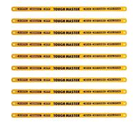 TOUGH MASTER 12" 24TPI Bi-Metal Hacksaw Blades, Pack of 10 for Metal, Wood, Plastic