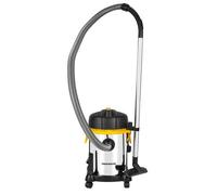 TOUGH MASTER Wet & Dry Industrial Vacuum Cleaner 18L Workshop Dust Extractor for Multi-Surfaces HEPA Filter 1200W Power with Blower Function & Automatically Prevents Clogging 5M Cable