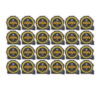 Tough Master 24Pcs Pack 8M/26Ft Tape Measure Metric/imperial With Belt Clip 25mm Wide Impact Resistant