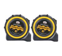 TOUGH MASTER Pocket Tape Measures Metric/Imperial 5M/16ft Anti-Impact 25mm Wide Tapes (2)