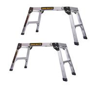 Tough Master 760 X 300mm Step Up Aluminium Work Platform Pack Of 2