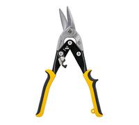 TOUGH MASTER Aviation Snips 10" 250mm Cr-V Steel Cutting Shears Perfect for Cutting Aluminum and Metal Sheets Heavy Duty Aviation Tin Snips with Non-Slip Wear-Resistant TPR Handle (Right Cut)