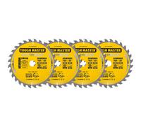 Tough Master Circular Saw Blade 165mm Pack Of 4 Professional Tct Mitre Saw Circular Saw Blade 165 X 20 X 28T