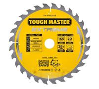 Tough Master Circular Saw Blade 165mm Professional Tct Mitre Saw Circular Saw Blade 165 X 20 X 28T Ideal