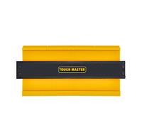 TOUGH MASTER Contour Gauge DIY 10 inch Precise Corner Angle, Tile, Laminate Shaping Measurement, Multi-Gauge Tool Ruler Yellow/Black Adjustable Counter Gauge