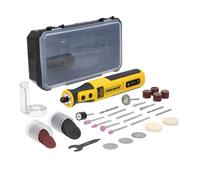TOUGH MASTER Cordless Rotary Tool 101pcs KIT, 5 Speeds Mini Rotary Tool, USB Rechargeable Type C, 4 LED Lights Ideal Tool for Sanding Polishing Drilling Etching Engraving Cutting Small DIY Crafts