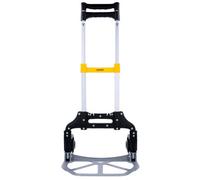 Tough Master Folding Hand Truck Trolley On Wheels With 70Kg Load Capacity Adjustable Telescopic Handle Tm-Hta70