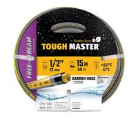 Garden Hose 15m 50ft 4-Layer Reinforced Outdoor Watering Accessories for Garden Water Feature, Pressure Washer, Garden Sprinklers, DIY Tools Tough Master