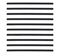 TOUGH MASTER Hacksaw Blades 150mm 10pcs Set Bow Saw 6" Replacement Blades for Small Junior Saw, Professional 24TPI Metal Blades for Metal, Wood, PVC PEX ABS Plastic Pack of 10