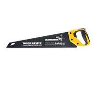 TOUGH MASTER Hand Saw 500mm, 7TPI Comfortable Non-Slip Handle, Pruning & Cutting Wood, Plastic, PVC Pipes, Razor Sharp Blade, Wood Saw with Ruler Markings