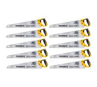Tough Master Hand Saw 550mm 9Tpi Varnish Coat Non-Slip Handle Razor Sharp Blade Pack Of 10 - Tm-Hs559V-10