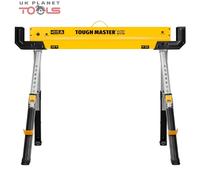 TOUGH MASTER Heavy Duty Saw Horse Folding, Portable 9-Position Height Adjustable