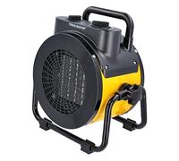 TOUGH MASTER Industrial Ceramic Heater 2000W/2KW 2 Heat Settings Adjustable Thermostat 40m² Overheating Protection Energy Efficient Turbo Fan Mechanism for Home, Garage, Workshop