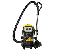 TOUGH MASTER Wet & Dry Industrial Vacuum Cleaner Bagless 15L for Multi-Surfaces with Powerful Vacuum and Dust Extractor 1000W Blower Function & Automatically Prevents Clogging 5M Cable
