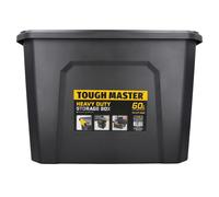TOUGH MASTER Large Storage Boxes with Lids Strong Toolbox 18L/30L/60L Multi Pack