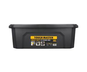 TOUGH MASTER Large Storage Boxes with Lids Strong Toolbox 18L/30L/60L Multi Pack