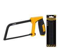 Tough Master Mini Hacksaw 6" 150mm Set With Extra 10Pcs Replacement Blades 24 Tpi - Tm-Phs6-Kit-1